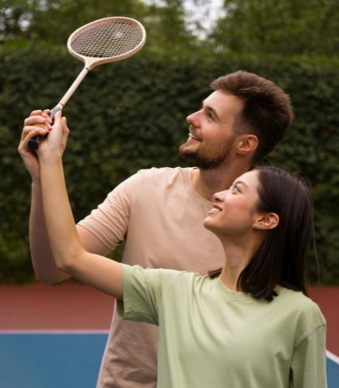 BADMINTON AVEC OLIVIER DUFOUR - JOHAN ANQUEZ